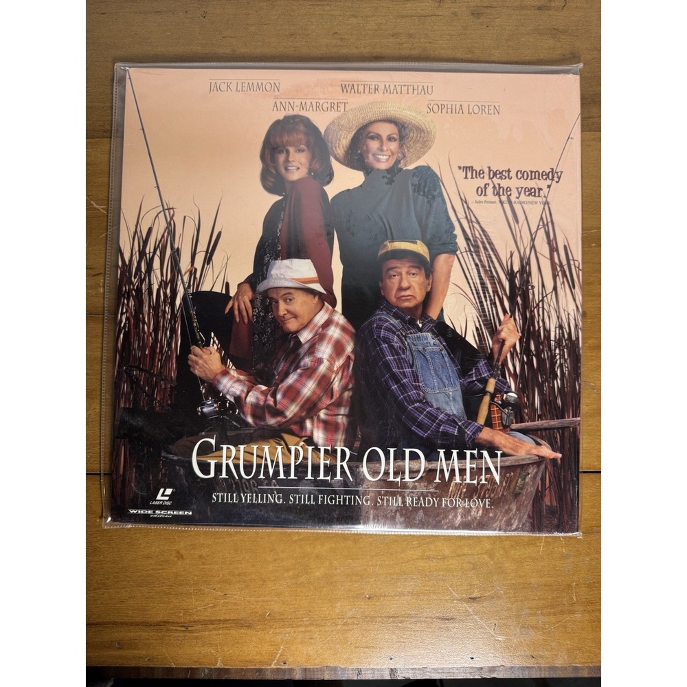 Grumpier Old Men Laserdisc LD Jack Lemmon‎ Walter Matthau Comedy